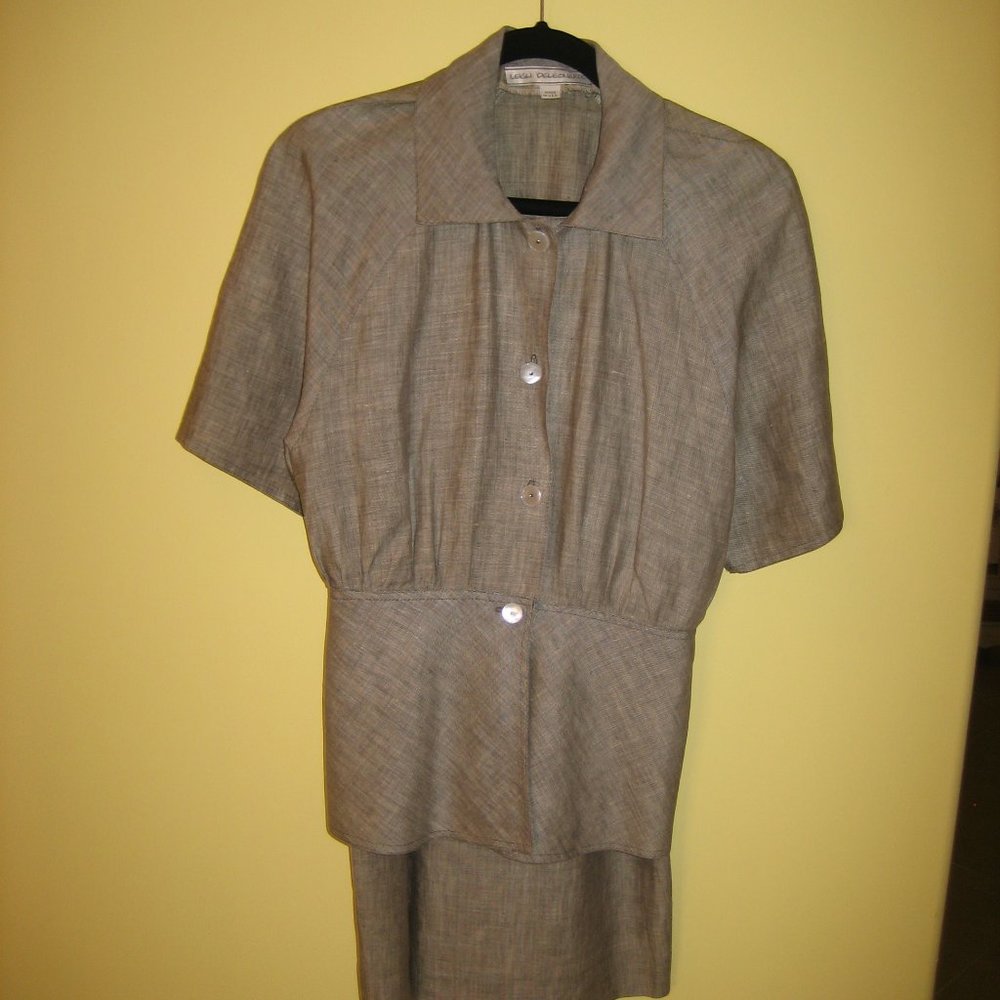Vintage women's linen suit